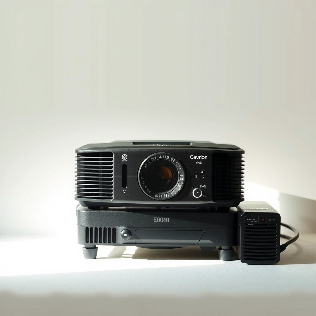 Illustration explaining what projector contrast ratio means for beginners.