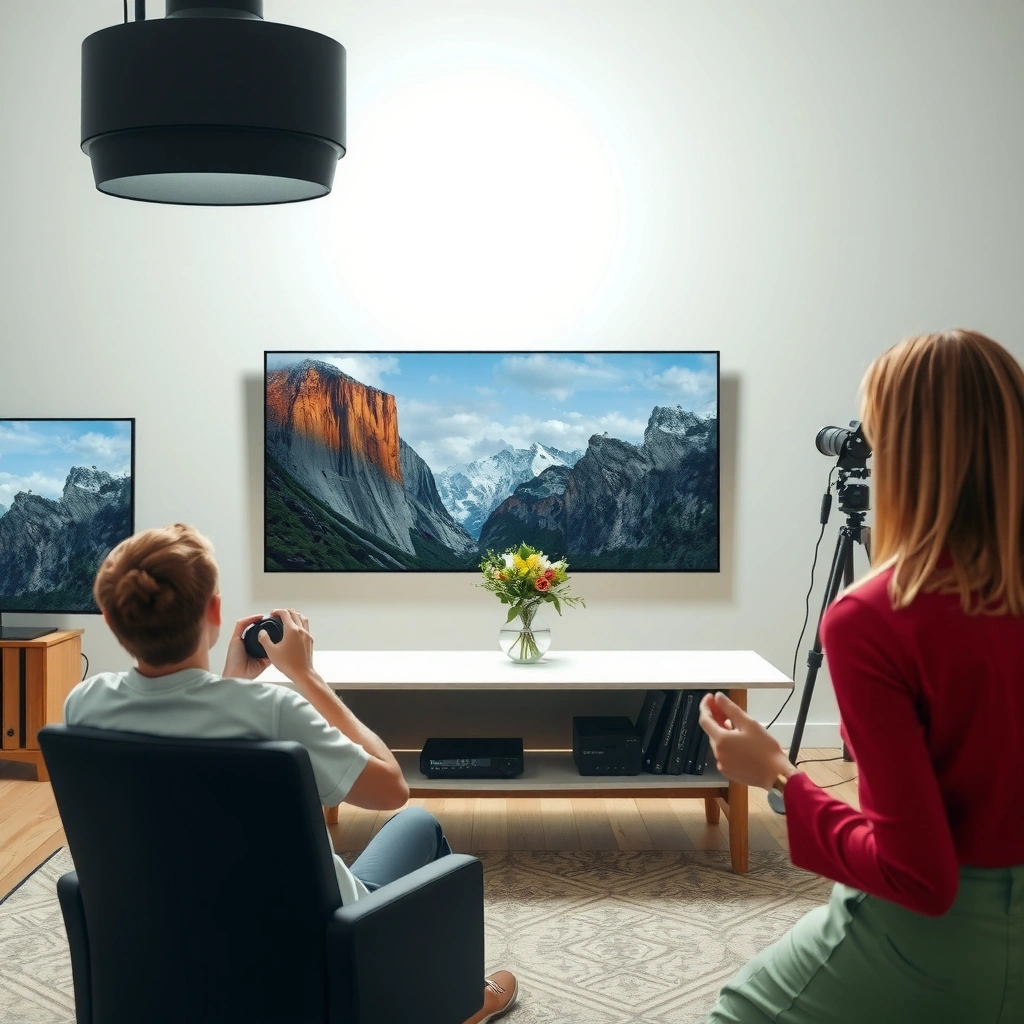 Illustration explaining projector refresh rate and its significance in image quality.