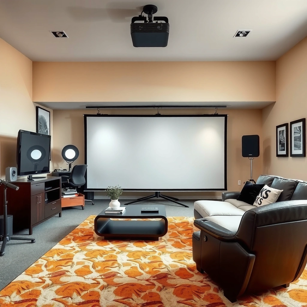 Illustration showing how projector resolution affects image quality and viewing experience.