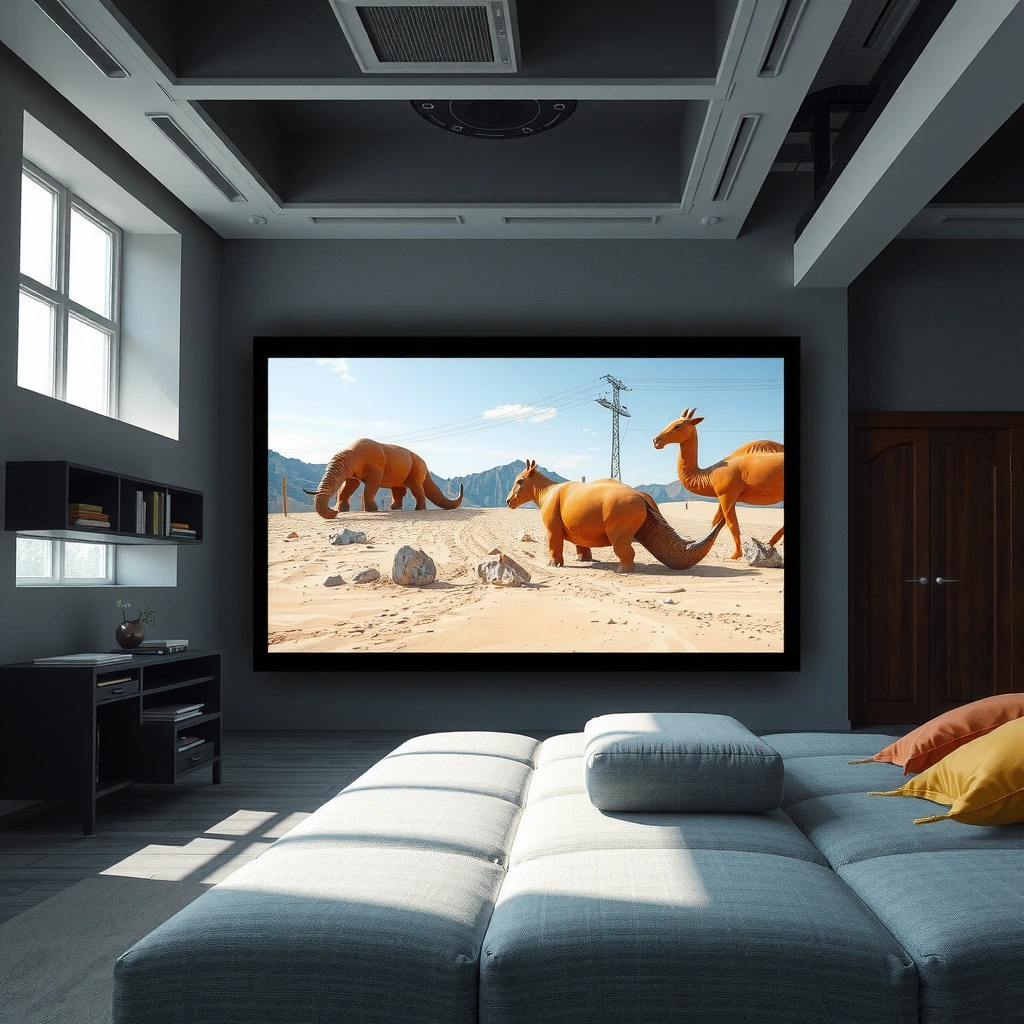 Illustration explaining throw ratio from projector specifications for better projection results