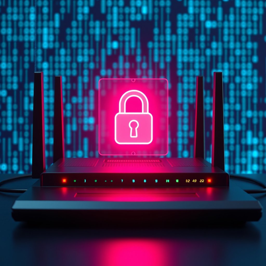 Illustration explaining what a router firewall is and its functions in network security.