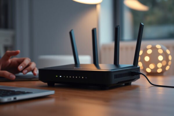 Illustration explaining Secure Boot on a router, highlighting its importance in network security.
