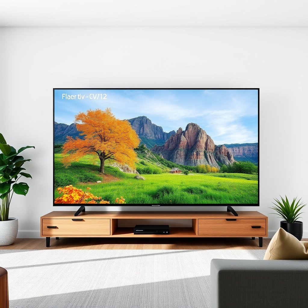 Illustration of optimal viewing distances for 85-inch and 98-inch smart TVs in various room sizes.