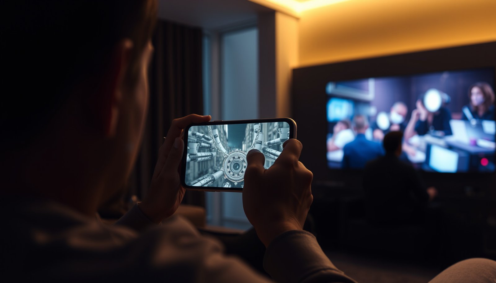 Comparison of close viewing distance vs far viewing distance for optimal viewing experience.