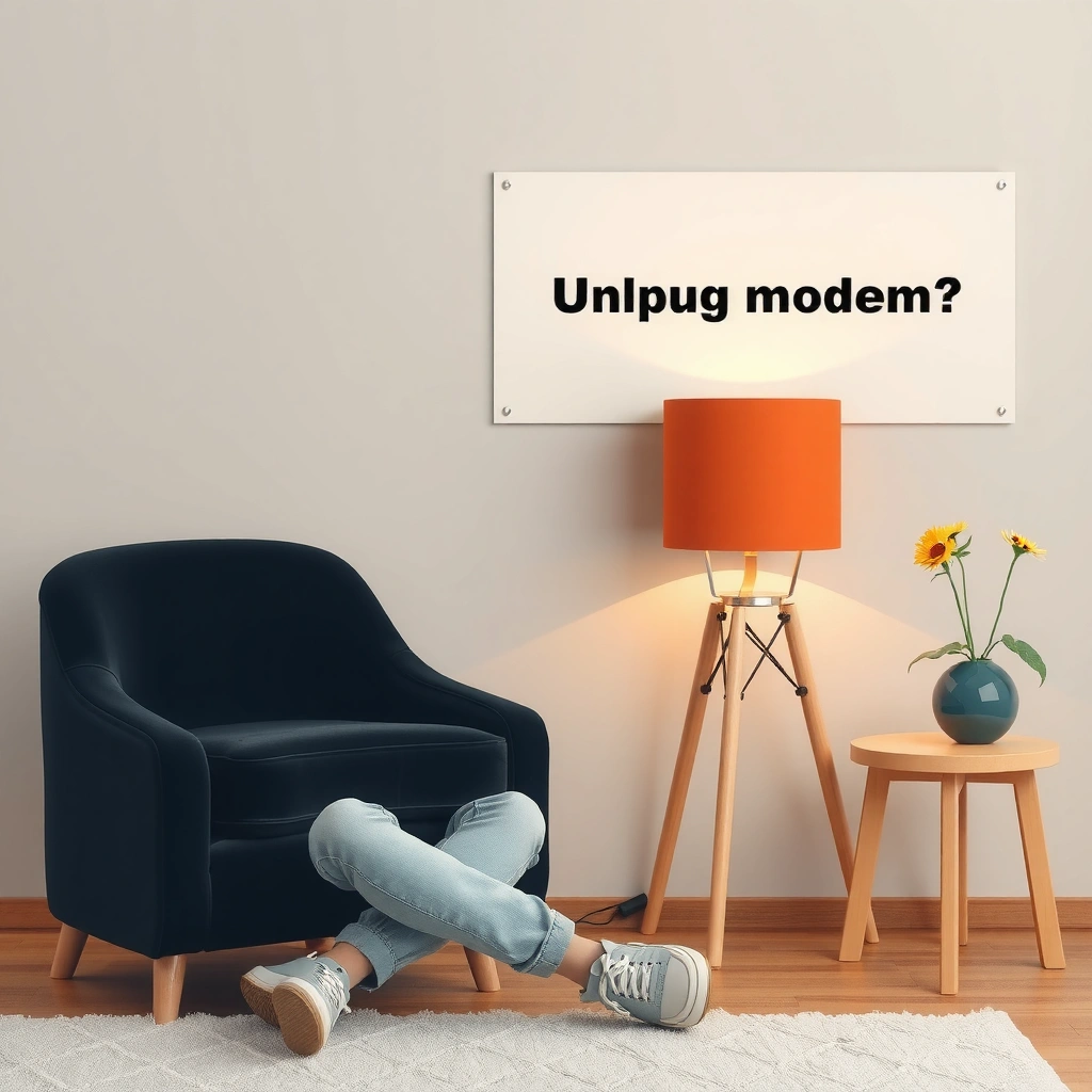 Illustration showing the best times to unplug a modem for 15-30 seconds for optimal performance.