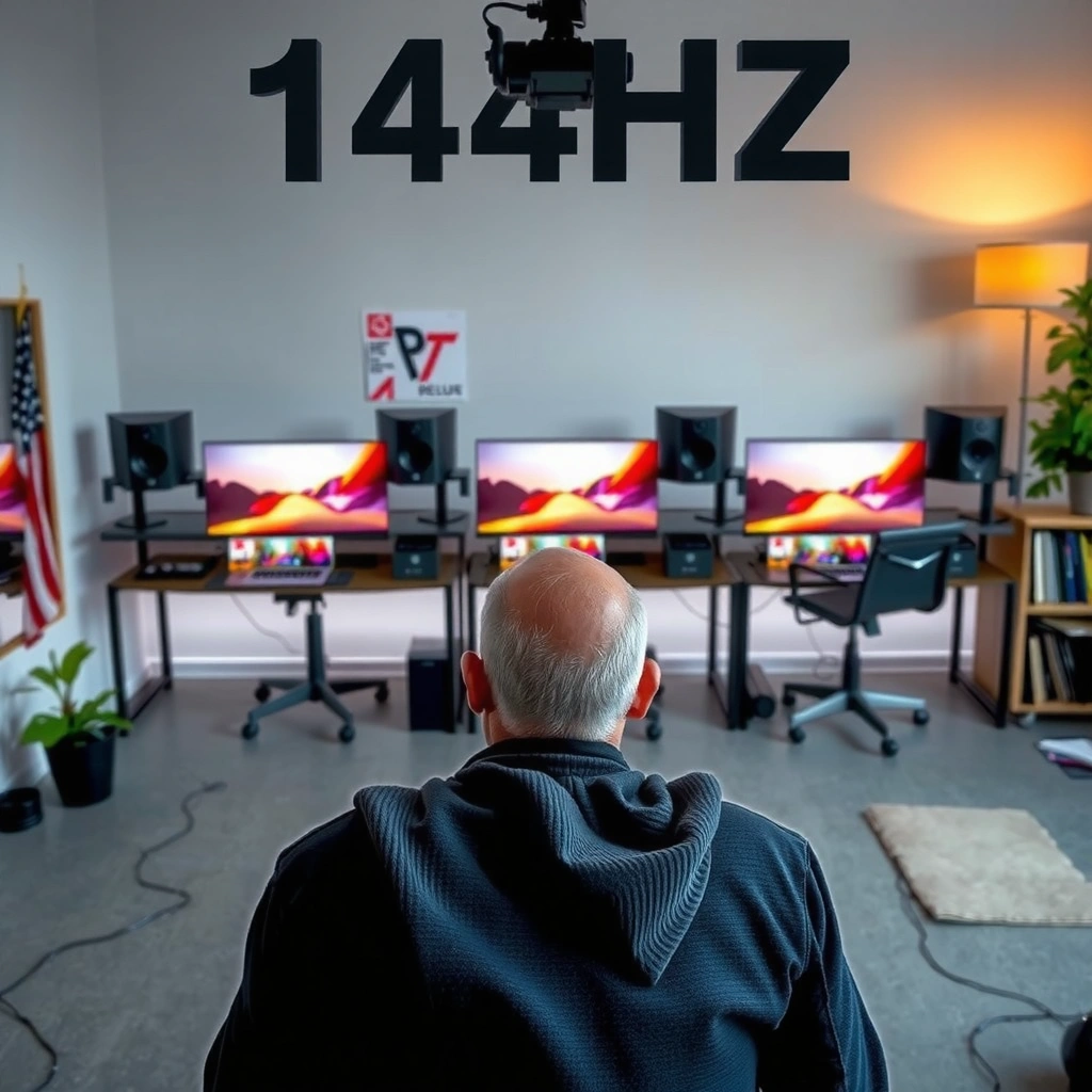 Image illustrating the target audience for 144Hz vs 165Hz in photo editing scenarios.