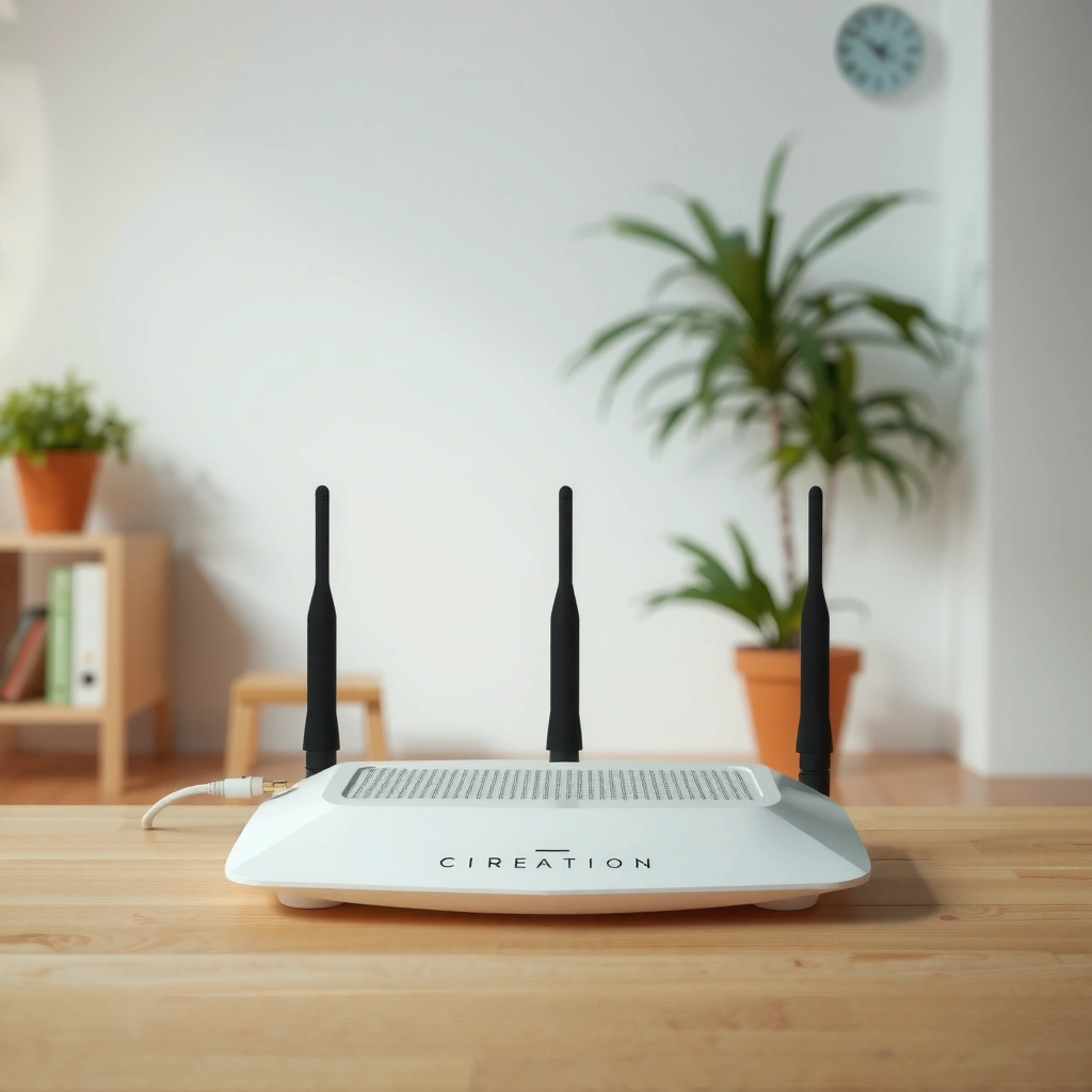 Illustration showing how router orientation affects Wi-Fi signal strength and coverage.