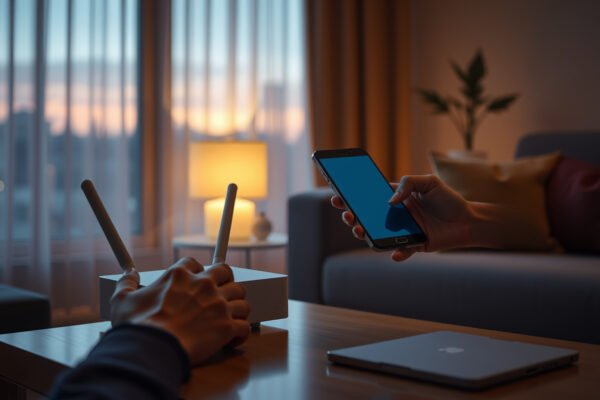 Illustration highlighting common Wi-Fi security mistakes to avoid for better network protection