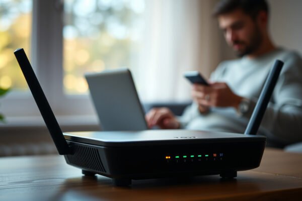 Illustration depicting WPA3 security features and expectations for wireless networks
